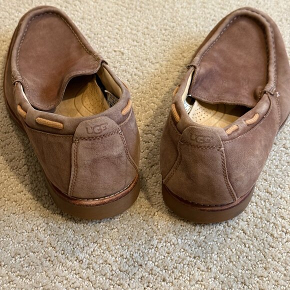 Ugg Australia Mens Leather Loafers Pointe Sheepskin Slip On #1002442 Size 11 - Picture 4 of 15